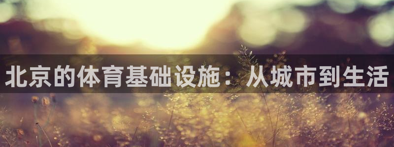 意昂体育4招商电话地址：北京的体育基础设施：从城市到