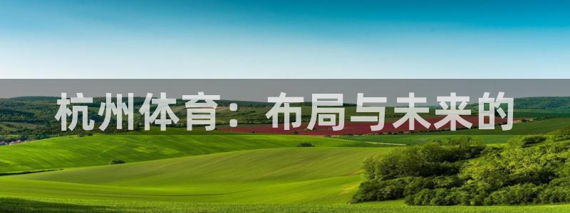 意昂4代理：杭州体育：布局与未来的