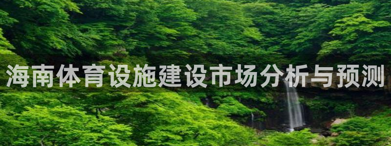 意昂4集团官网首页：海南体育设施建设市场分析与预测