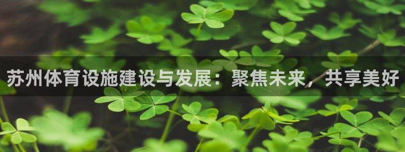 意昂体育4娱乐：苏州体育设施建设与发展：聚焦未来，共