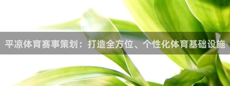 意昂4娱乐首页网站大全：平凉体育赛事策划：打造全方位、个性化