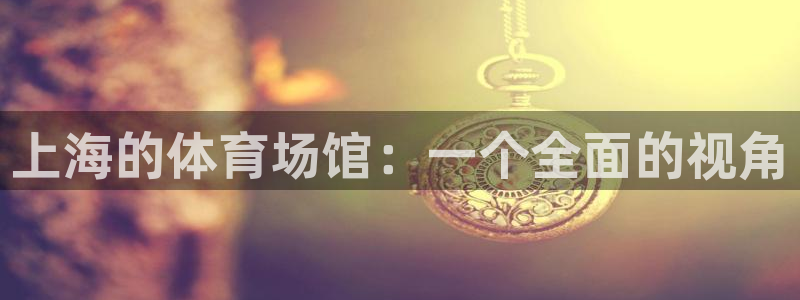 意昂4集团官网首页：上海的体育场馆：一个全面的视角