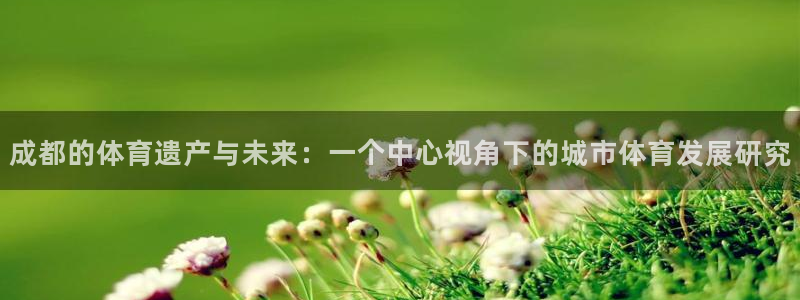 意昂4集团E.ON：成都的体育遗产与未来：一个中心视