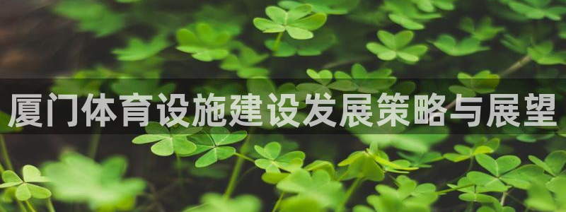 海南意昂体育4：厦门体育设施建设发展策略与展望